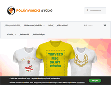 Tablet Screenshot of polonyomdastudio.hu